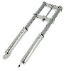 Gabel für pocket bike cross silber, Pocket Cross Teile