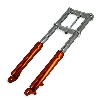 Gabel für pocket bike cross orange, Pocket Cross Teile