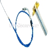 Griff - Gasgriff (schnell), gold, Qualitätsprodukt + Kabel, blau, Pocket Cross Teile