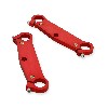 Gabelbrücken Tuning (Paar) für pocket bike, rot, Teile Pockets Supermoto