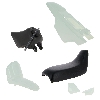Verkleidung komplett für Yamaha PW50 (Weiß), Ersatzteile YAMAHA PW50