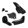 Verkleidung komplett für Yamaha PW50 (Schwarz), Ersatzteile YAMAHA PW50