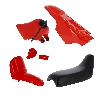 Verkleidung komplett für Yamaha PW50 (Rot), Ersatzteile YAMAHA PW50