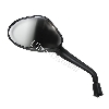 Rückspiegel links für Scooter Baotian BT49QT-12 (schwarz - Typ 2), Ersatzteile Baotian BT49QT-12