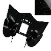 Spoïler hinten für Quad Shineray  250ccm ST-9E - SCHWARZ, Ersatz Shineray 250 STIXE ST9E