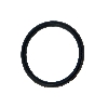 O-Ring für Öldeckel Motorroller 50ccm 4-Takt, Chinesische Motorroller Teile