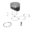 Kolben-Set für Motorroller 125 ccm Motor GY6 mit Molybdänbeschichtung, Chinesische Motorroller Teile