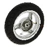 Rad hinten komplett für chinesischen Skooter (Silber  - typ 2), Chinesische Motorroller Teile