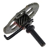 Kickstarterwelle mit Ritzel für chinesische GY6 125cc-150cc Roller