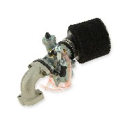 Vergaser-Kit 26 mm Doppelschaumfilter mit Winkel für Skymax