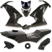 Verkleidung Kohlenfaser schwarz Sonderausgabe pocket bike Nitro (schwarz)