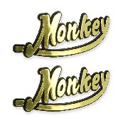 2 x Plastikaufkleber mit Monkey-Logo für Skymini SkyTeam-Panzer