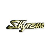 Plastikaufkleber mit SkyTeam-Logo für Bubbly Tank