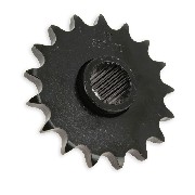 Ritzel 17 Zähne (530 : Ø:25mm) für Chinese ATV 530-T17