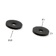 2x Gummischeibe für Verkleidung