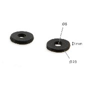 2x Gummischeibe für Verkleidung