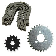 Getriebesatz Kette + Ritzel für Skymini monkey ST125-8B/8C