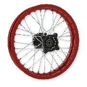 Felge hinten 14', rot, für dirt bike AGB30 (Ø:12mm,Typ 4)
