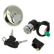Zündschloss Neiman und Tankdeckel Set für PBR 50 ccm bis 125 ccm - Vor 2009