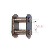 Nietschloss GROSSE GLIEDER 9,5 mm für dirt bike