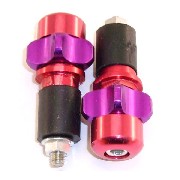 Lenkstangenende Tuning rot-violett (Typ 2)