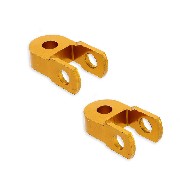 2 Verlängerung für Stoßdämpfer dirt bike (3 cm, gold)