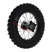 Rad hinten 12', schwarz, für dirt bike AGB29