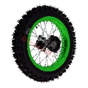 Rad hinten 12', grün, für dirt bike AGB29