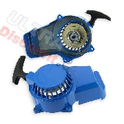 Seilzugstarter mini moto cross + Aluritzel für - Blau