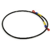 Hinterer Bremsschlauch 100cm (schwarz)