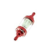 Filter -Benzinfilter Qualitätsprodukt (zerlegbar, Typ 4, Rote) für Bashan 200cc BS200S3