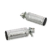 Fußstütze Mini Citycoco silber (type2)