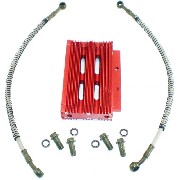 Ölkühler für dirt bike, rot