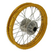 Felge hinten 14', gold, für dirt bike (Typ 2)