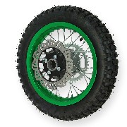 Rad hinten 12'', grün, für dirt bike AGB27