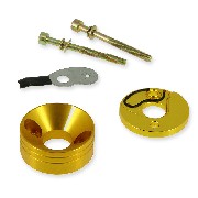 Adapter für Luftfilter 30 mm + integrierter Starter (Gold)