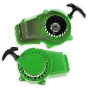 Seilzugstarter mini moto Cross + Aluritzel für - Grün