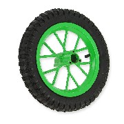 Komplettes Hinterrad für Pocket bike cross (8'' Grün)