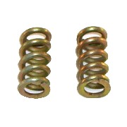 Federn superhart, gold, 2 Backenkupplungen