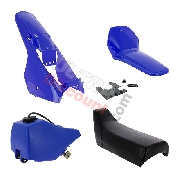 Verkleidung komplett für Yamaha PW80 (Blau)