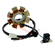 Stator für chinesischen Skooter 50 ccm, 4-Taktmotor (4 Kabel)