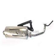 Auspuff für Motorroller chinesischen Motor 50 ccm 2-Takt