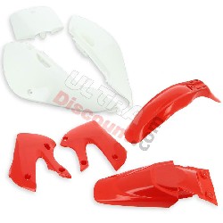 Verkleidung  dirt bike 125 bis 250ccm ( rot )