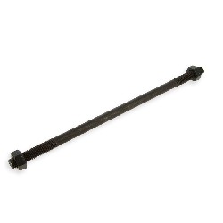 Achse Hinterrad 10x230mm + Muttern amerikanischer Schritt für pocket bike