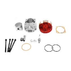 Kit 49 ccm für Pocket 4 Schleusen Achse 10 mm (Typ A rot)