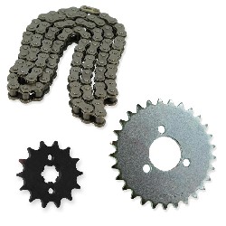 Getriebesatz Kette + Ritzel für Skymini monkey ST125-8B/8C