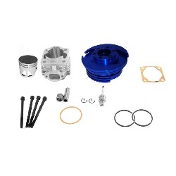 Kit für 53 ccm 4 Schleusen Bolzen 10 mm, blau (Typ C)