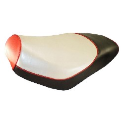 Sitzbank schwartz-rot für Jonway Skooter YY50QT-28A