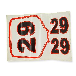 Autocollant Num 29