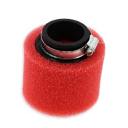 Luftfilter mit beidseitig Schaumstoff 44-45 mm, Röt, Ersatzteile Dirt bike